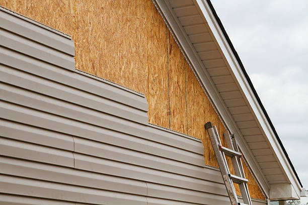 Professional Siding Contractor technician working in Moon, VA